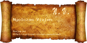 Nyolczas Vivien névjegykártya